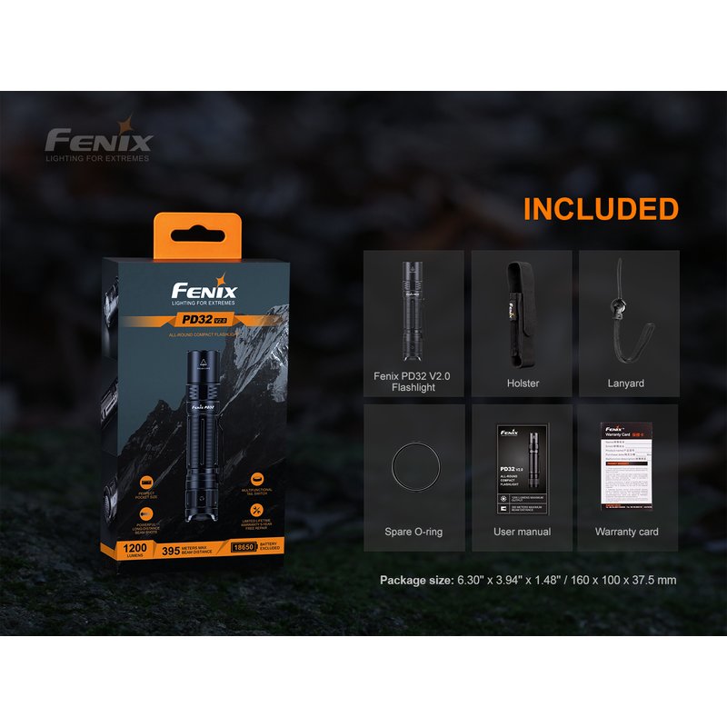 Фонарь Fenix PD32 V2.0 Фото 3
